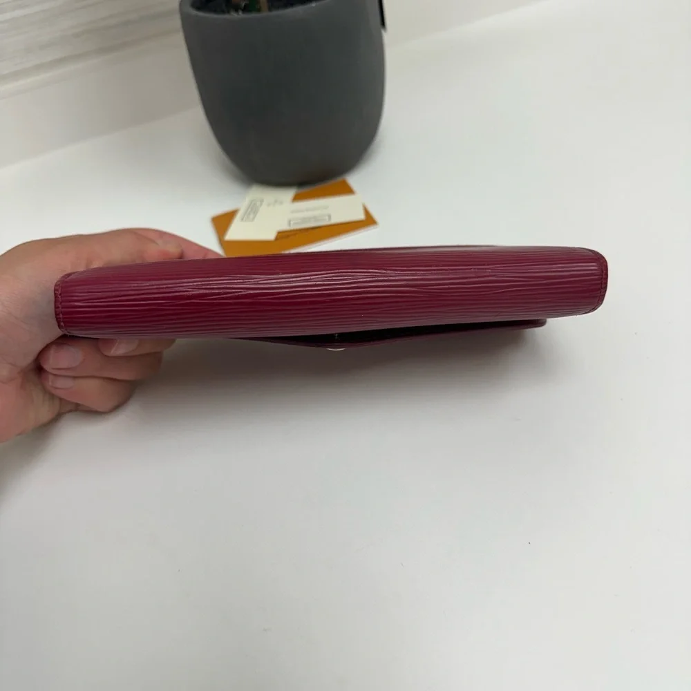Louis Vuitton Red Epi Leather Wallet - Picture 9 of 16